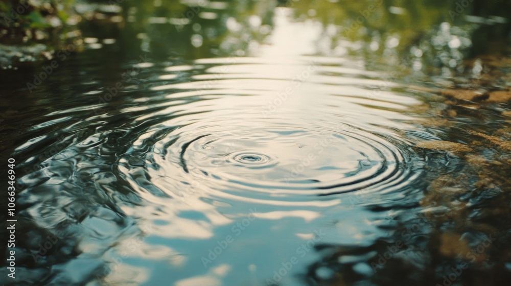 A Single Ripple on a Tranquil Pond A Single Ripple on a Tranquil Pond