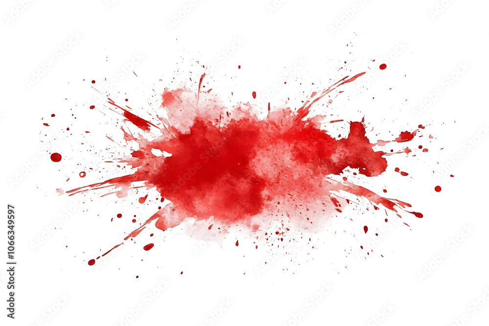 Red paint splash on grunge background with splatters and stains Red paint splash on grunge background with splatters and stains