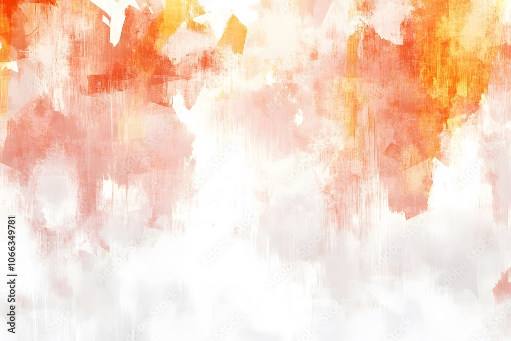 Obraz premium Abstract Red and Gold Grunge Brush Strokes Texture