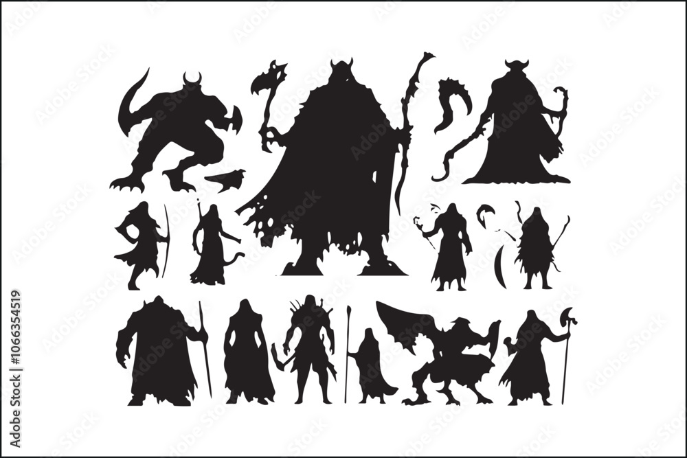 Naklejka premium Ghost Silhouette Vector | Black Ghost SVG | Halloween Clipart PNGSpooky Ghost SVG Cut File | Creepy Ghost Silhouette | Halloween DesignBlack Ghost Vector | Scary Ghost Silhouette | Haunted Hallowe