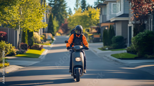 Wallpaper Mural Scooter Ride Torontodigital.ca