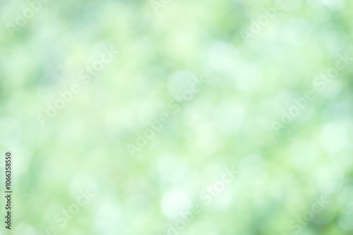 Soft focus Green Pastel Abstract bokeh background Glittering aesthetic textured pattern