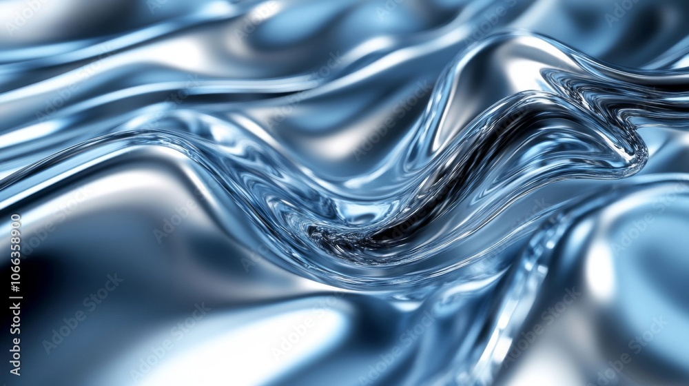 Abstract Ripples of Liquid Metal Abstract Ripples of Liquid Metal