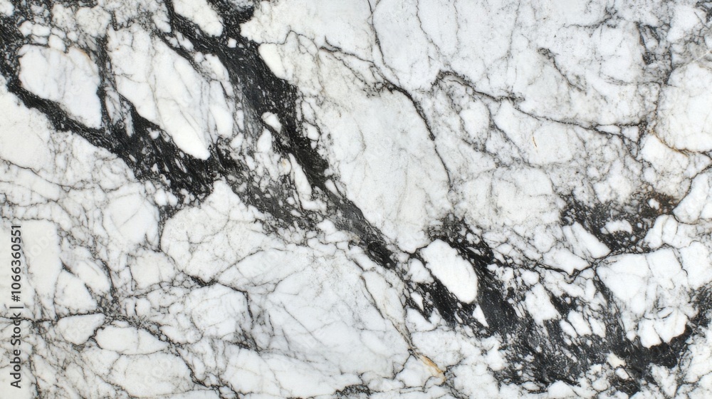 White Marble with Black Veining White Marble with Black Veining