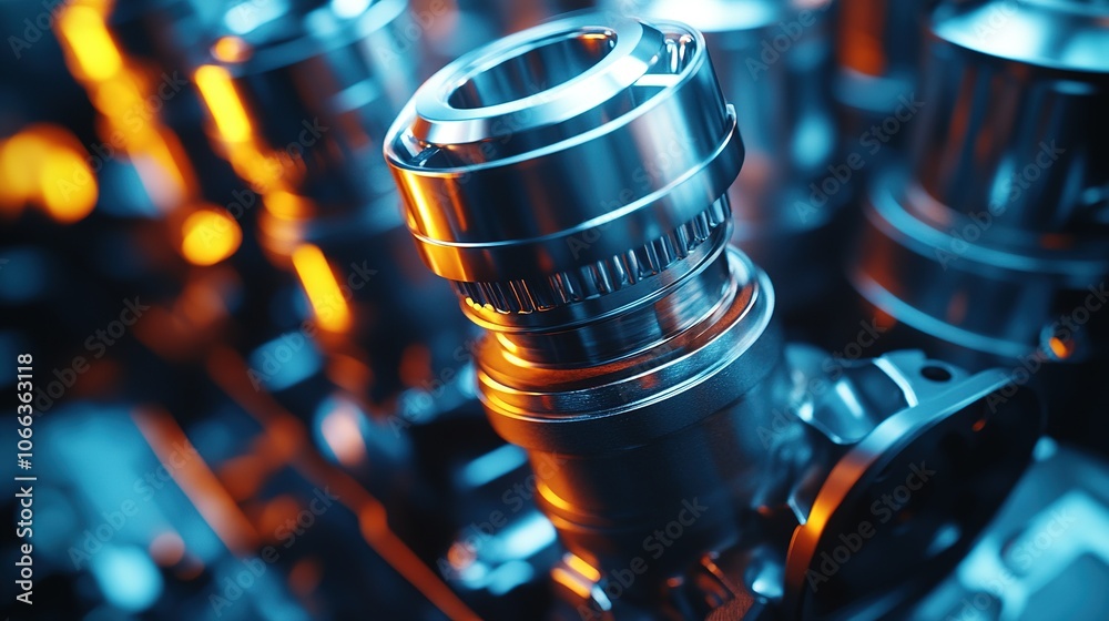 engine oil coating car pistons during operation, close-up engine oil coating car pistons during operation, close-up