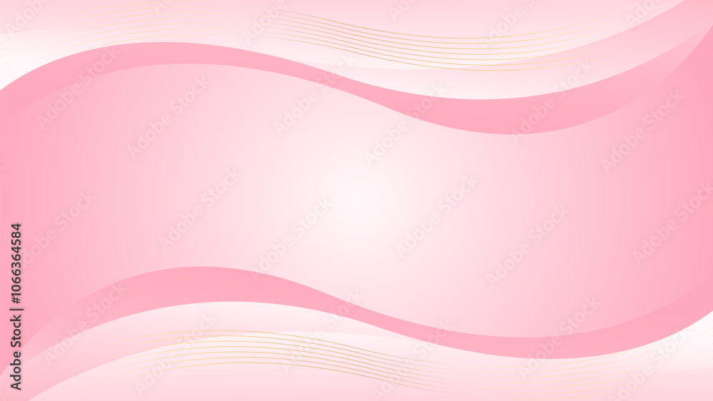 Elegant pink luxury background. Abstract wave dynamic wallpaper with gold lines. Template banner background for beauty products, sales, ads, events, web and pages Elegant pink luxury background. Abstract wave dynamic wallpaper with gold lines. Template banner background for beauty products, sales, ads, events, web and pages