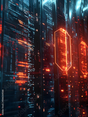 Cyber City. Digital firewall.