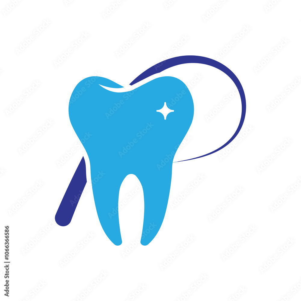 Dental Floss icon illustration flat Dental Floss icon illustration flat