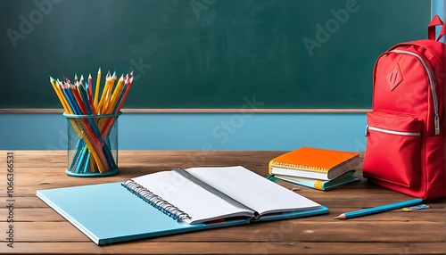 back to school with supplies