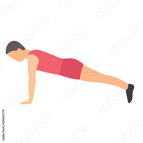 Push-up icon clipart avatar logotype isolated illustration