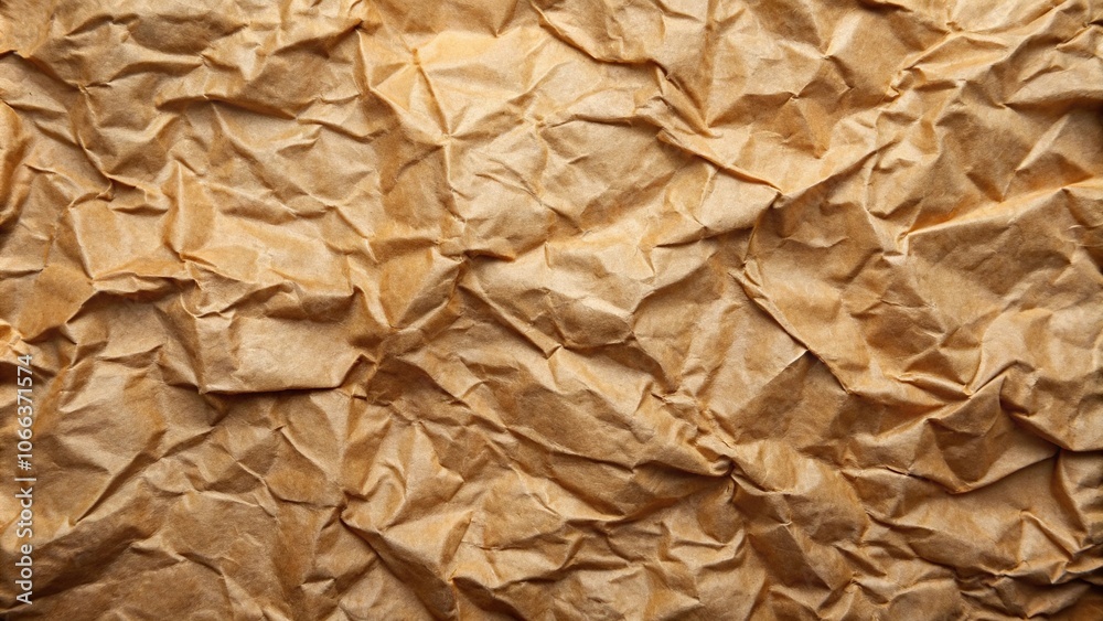 Abstract crumpled brown paper texture background Abstract crumpled brown paper texture background