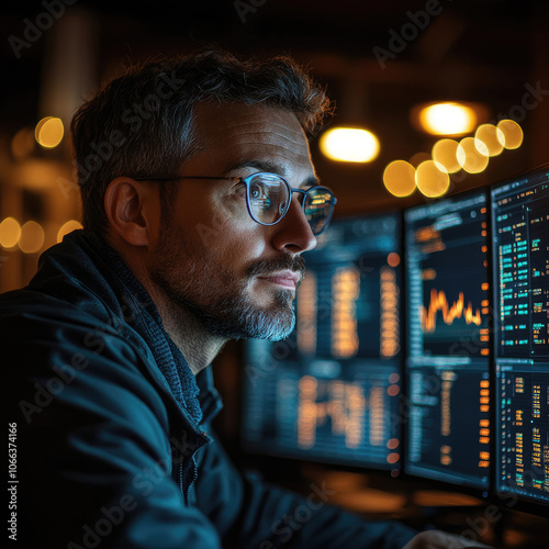 Focused Business Professional