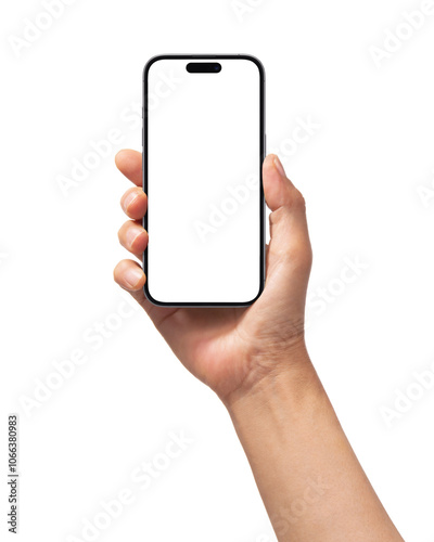 Quadro su tela スマートフォンを持っている手の画像合成用素材