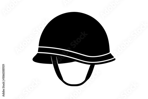 Soldier Helmet | isolated vector illustration on white background