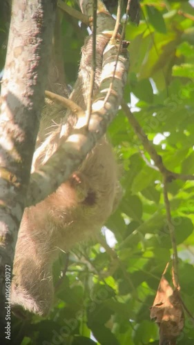 A sloth in Costa Rica