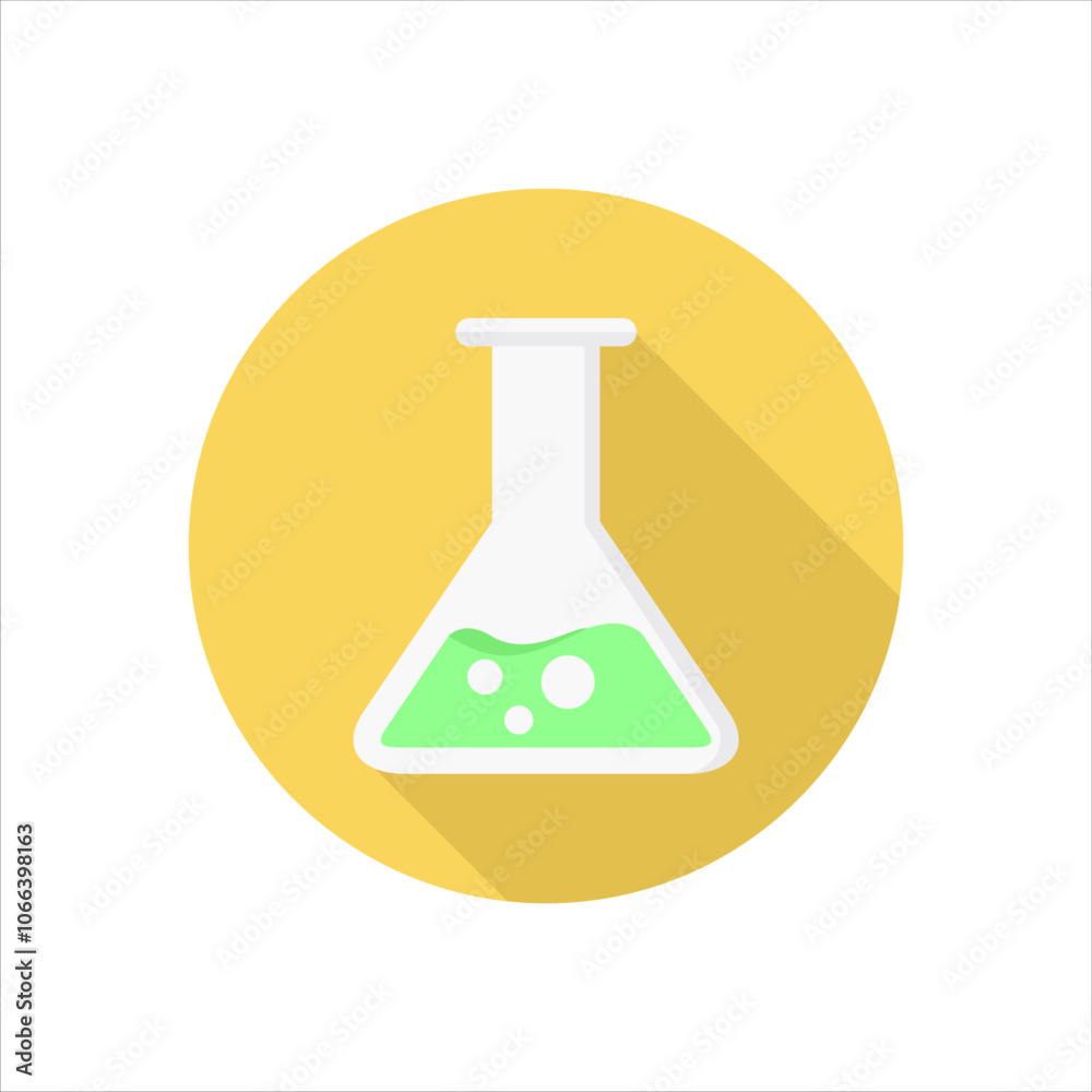 Flask conical user interface desktop icon Flask conical user interface desktop icon