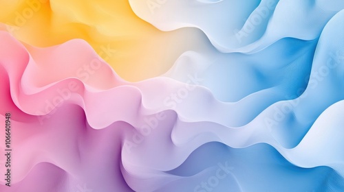  blue, pink, purple and yellow abstract gradient background for social media wallpaper and festive background like Christmas and Valentine. photo