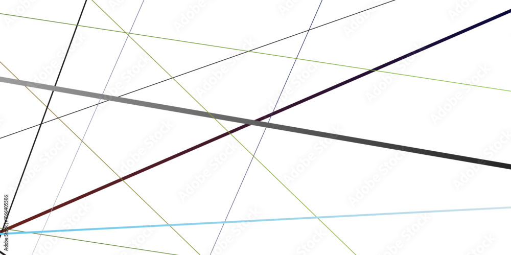 Fototapeta premium Abstract geometric Luxury multi colour line pattern on white background.Vector illustration.