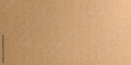 Craft brown paper texture surface macro close up view. Cardboard sheet texture background, pattern of brown kraft paper with vintage style.