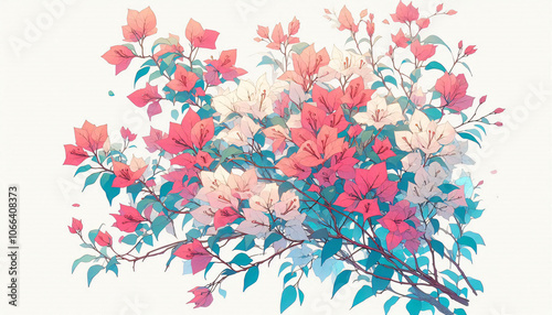 abstract floral background.