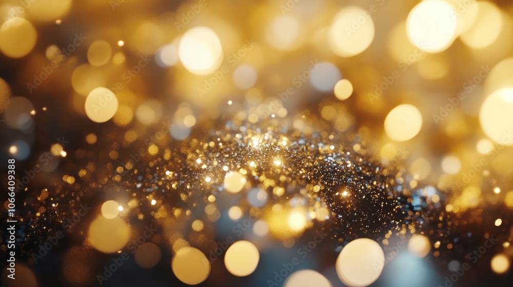 Gold and silver Fireworks and bokeh in New Year eve and copy space. Abstract background holiday. Gold and silver Fireworks and bokeh in New Year eve and copy space. Abstract background holiday.