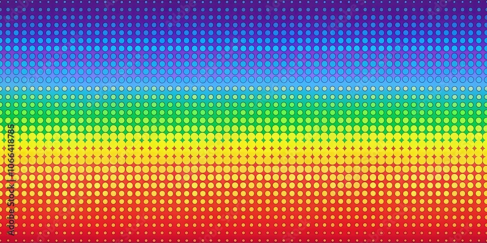 Abstract Pattern with Gradient of Vibrant Circular Shapes Abstract Pattern with Gradient of Vibrant Circular Shapes