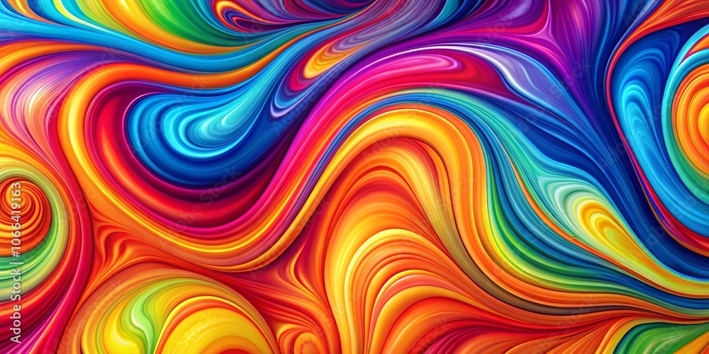 Abstract Swirling Tapestry of Vibrant Hues, Intertwining and Flowing in a Dynamic Symphony of Color Abstract Swirling Tapestry of Vibrant Hues, Intertwining and Flowing in a Dynamic Symphony of Color