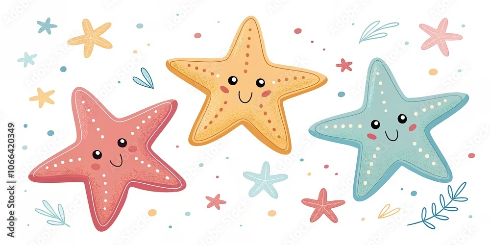 minimalist cute cartoon starfish background minimalist cute cartoon starfish background