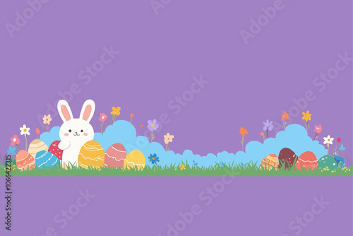 icon background for Easter  2025 Ai generated image