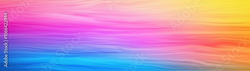 Abstract Colorful Gradient Background With Wavy Lines.