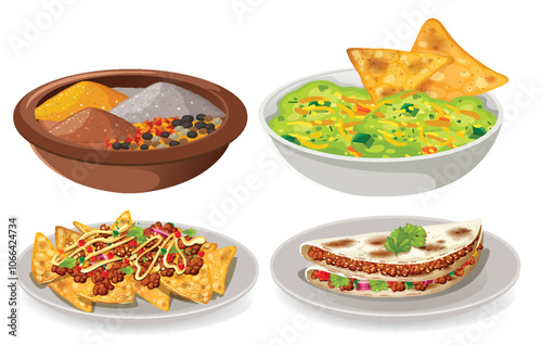 Delicious Mexican Cuisine Variety