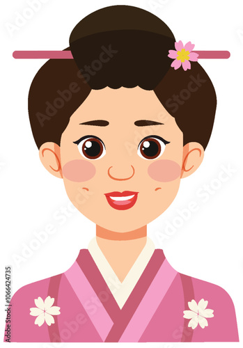 Traditional Asian Woman Avatar