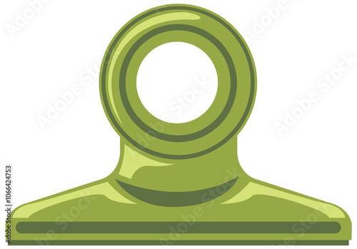 Green Clip Icon Illustration