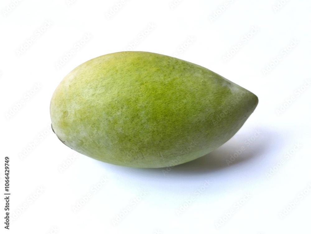 Fresh mango on white background, Organic farm plant Fresh mango on white background, Organic farm plant