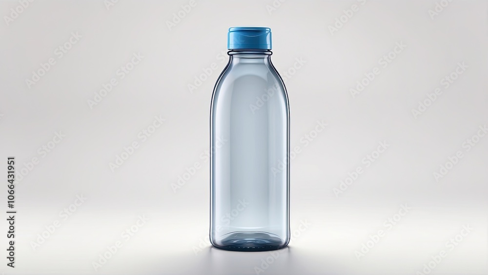 A png of an empty plastic bottle isolated on a clear or white background A png of an empty plastic bottle isolated on a clear or white background