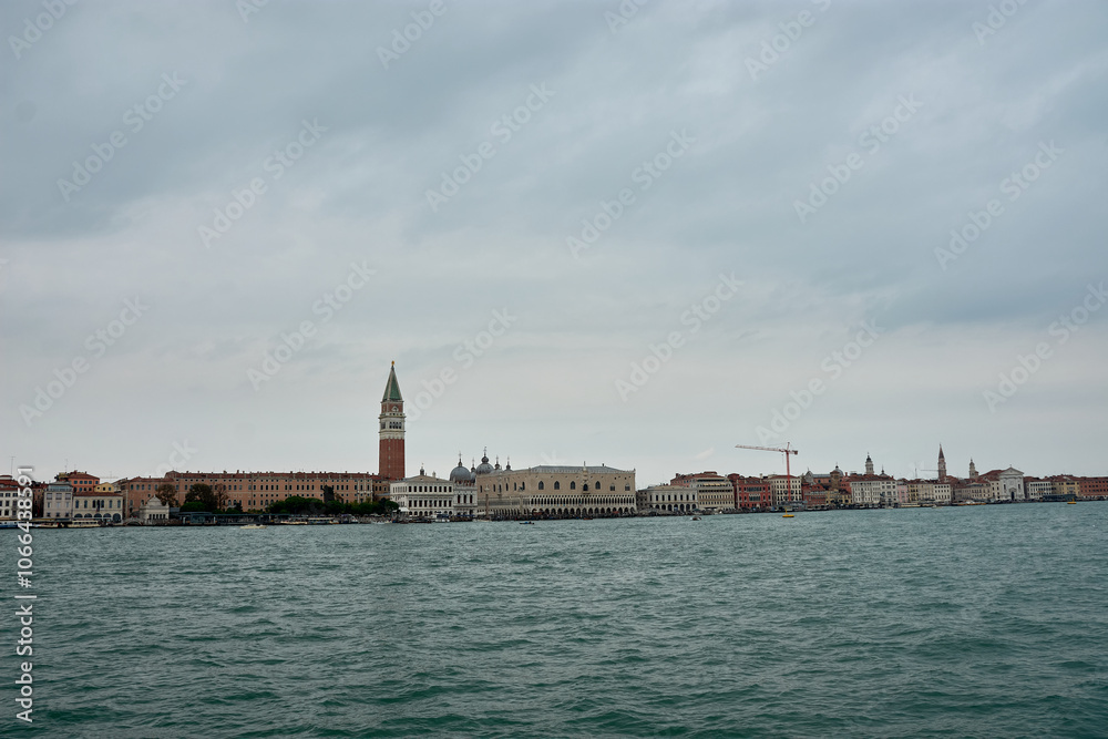 Iconic Venice Skyline: St. Mark's Campanile and Piazza Iconic Venice Skyline: St. Mark's Campanile and Piazza