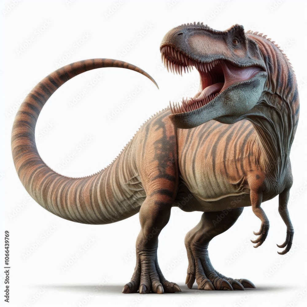 Fototapeta premium Anteosaurus isolated on a white background 1
