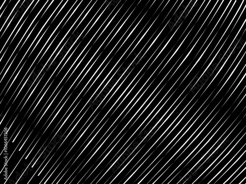 Abstract art geometric background with abstract 3d black white stripes pattern. Black and white optical illusion with waves and transitions.