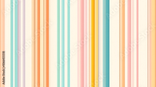 Wallpaper Mural Colorful Vertical Striped Pattern for Background Use Torontodigital.ca