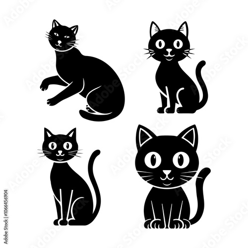  Cat vector icon. web design. animals symbol logo illustration