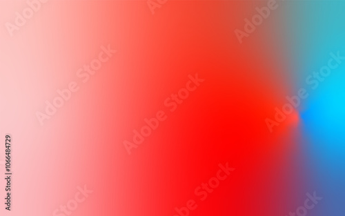 Soft Gradient Abstract Background: Minimalist Blend of Blue and Soft Red Tones