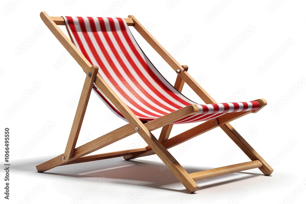 Beach Chair on white background Beach Chair on white background