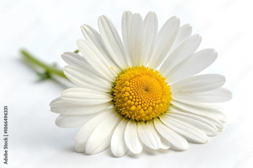 Daisy flower on white background Daisy flower on white background