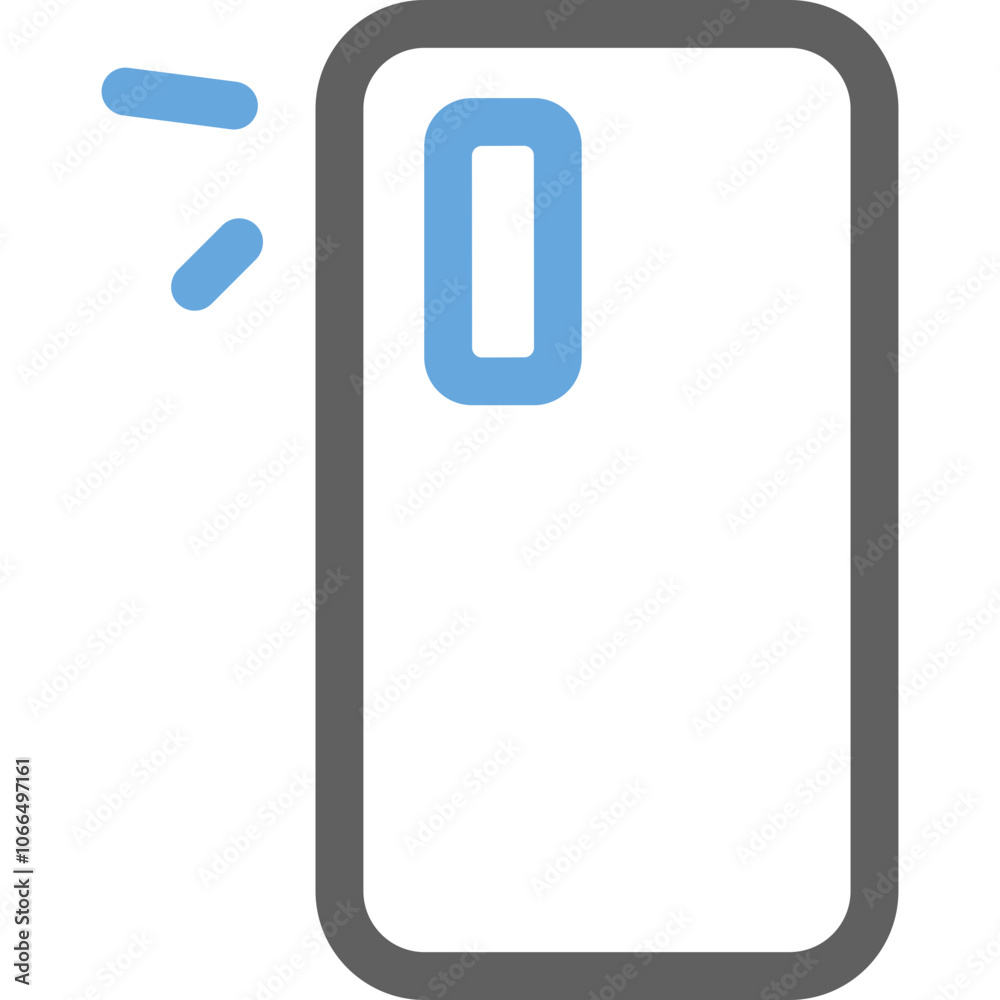 A smartphone displaying a bright camera flash in a minimalistic design setting, showcasing modern technology in a simplistic way A smartphone displaying a bright camera flash in a minimalistic design setting, showcasing modern technology in a simplistic way