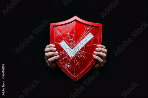 Antivirus security failure with broken verification shield