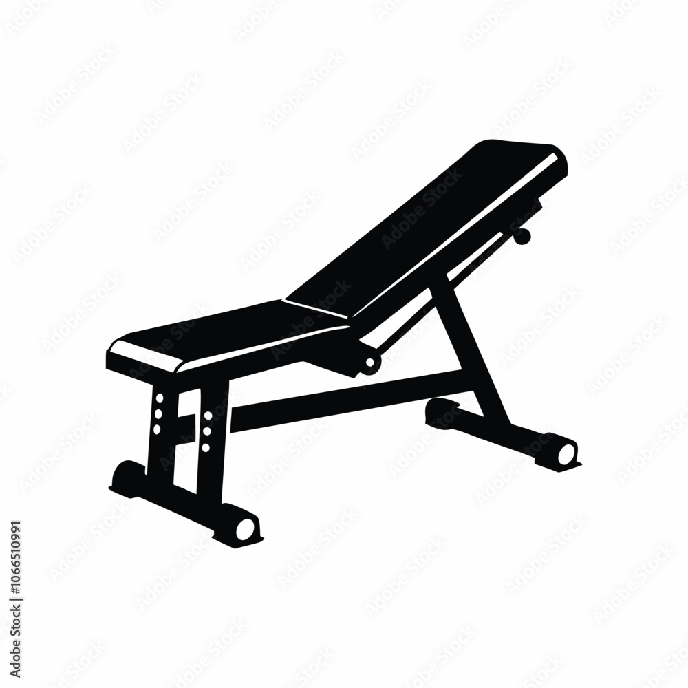 fitness equipment adjustable bench vector design
fitness equipment adjustable bench vector design