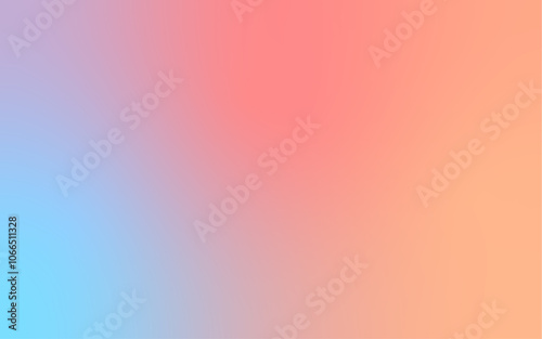 Soft Gradient Abstract Background: Minimalist Blend of Blue and Soft Red Tones