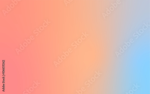 Soft Gradient Abstract Background: Minimalist Blend of Blue and Soft Red Tones