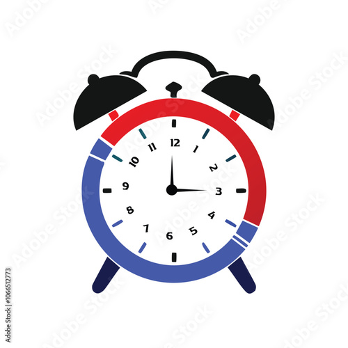 vintage-style alarm clocks vector illustration for creative timekeeping designs