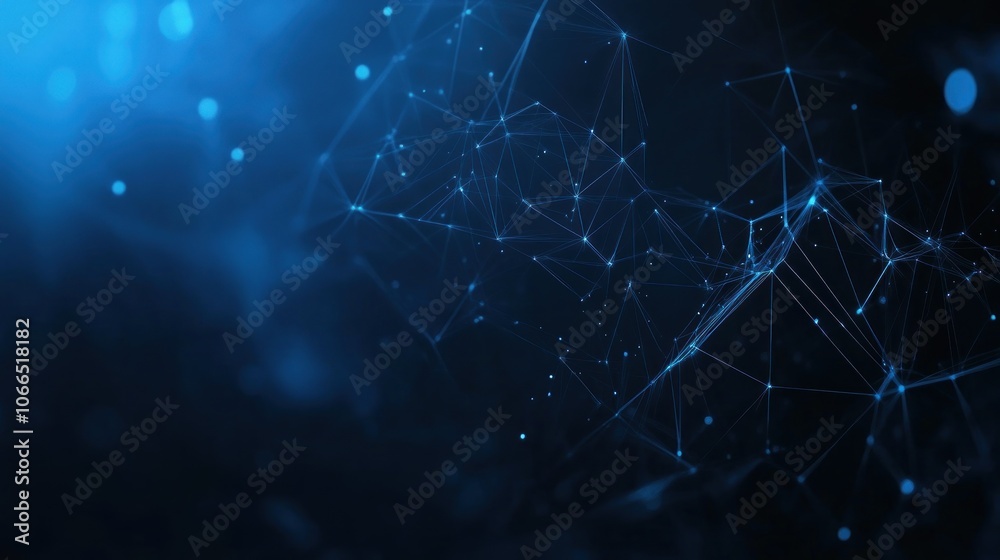 Abstract Blue Network Abstract Blue Network